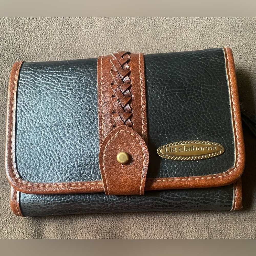 Liz Claiborne Black and Brown wallet